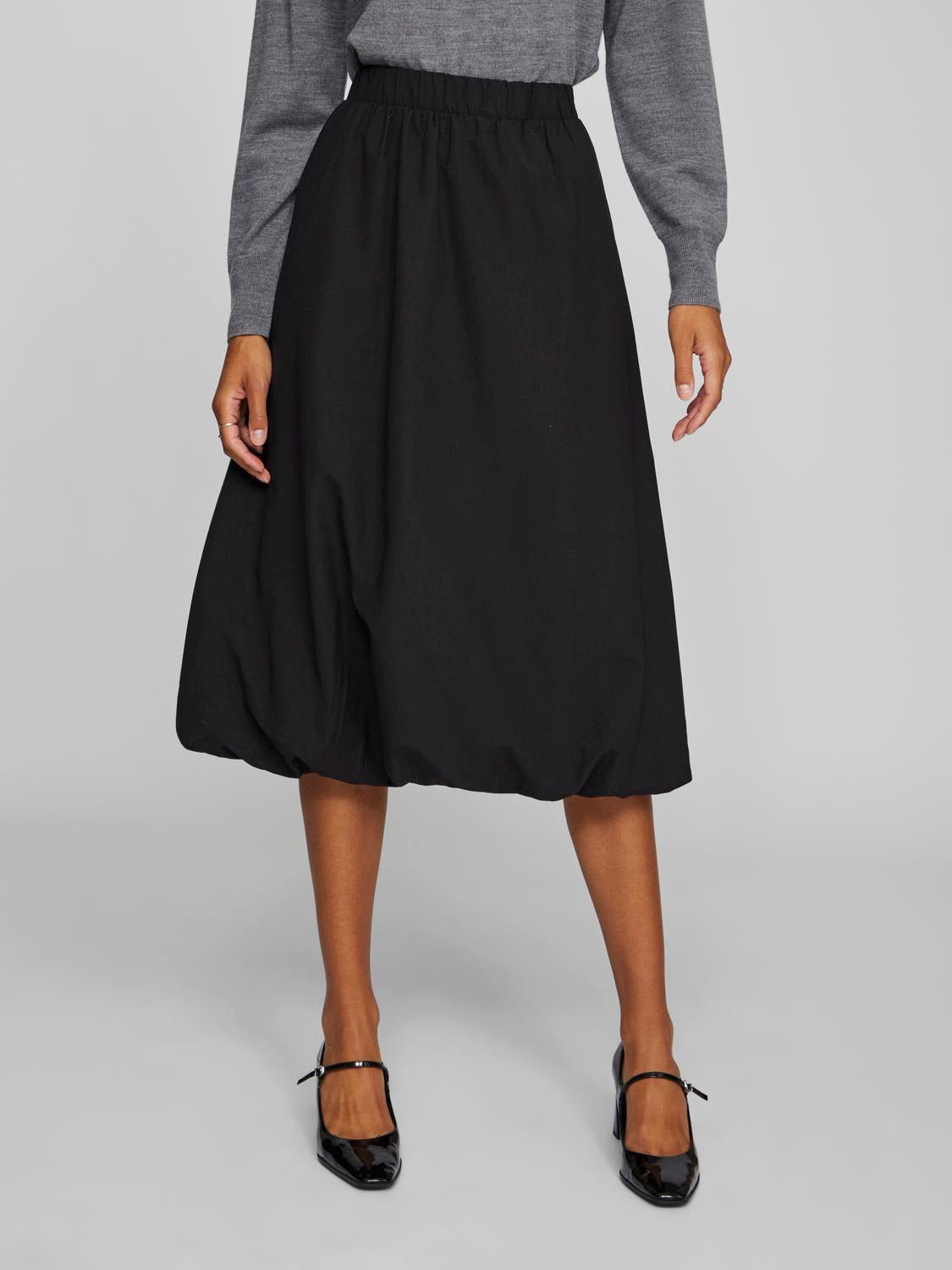 VISEMA Midi Skirt - Black - VERO MODA & VILA Bergvik
